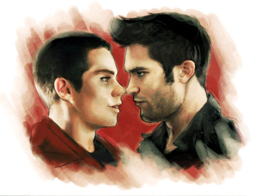 dandybee:Was in a schmoopy mood drew some Sterek in 2 hours...