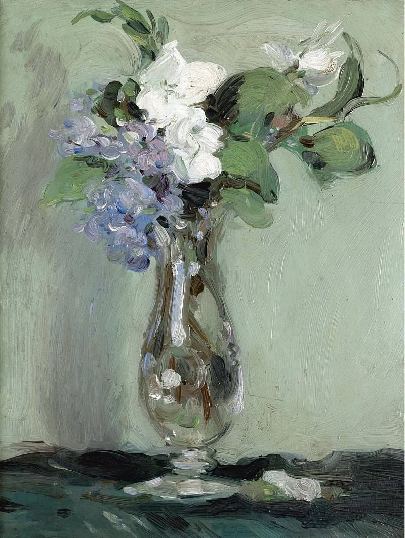 John Duncan Fergusson - Still life of Primulas in... | ColourThySoul