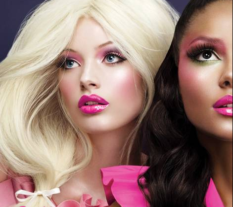 barbie pink makeup