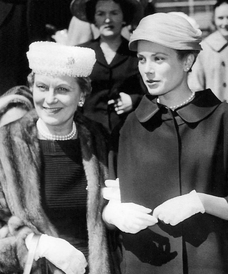 Grace Kelly and her mother Margaret going at the... - Grace & Family