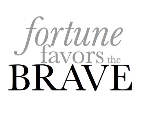fortune favors the brave in latin