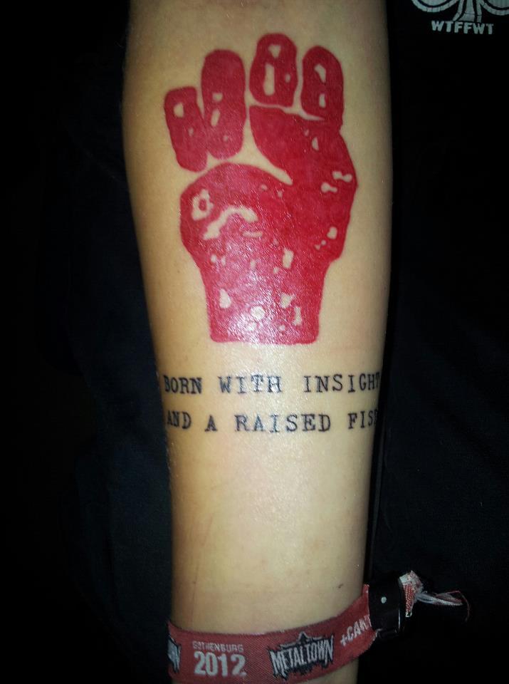 Rage Against The Machine Tattoo