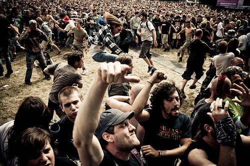 hipster mosh pit meaning