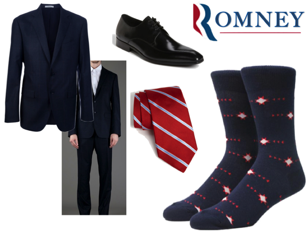 For Governor Romney’s look, C.SockS got a little... | Zoraab