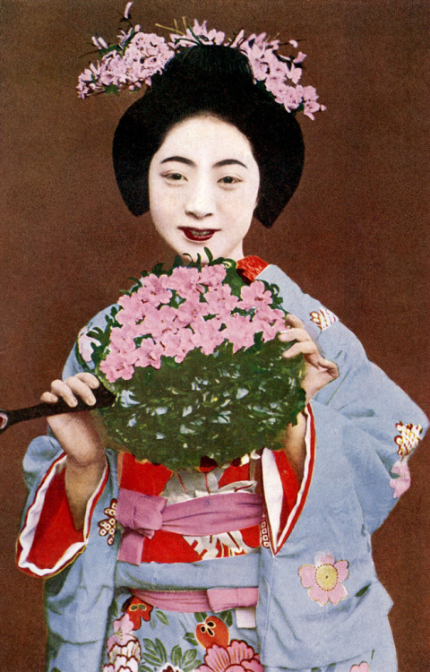 Miyako Odori Dancer (1932)
“Miyako Odori literally means “Dances of the Old Capital”, but it is usually referred to as the “Cherry Dance” in English. It is the name given to a series of public dances performed by the Geiko (Geisha) and Maiko...