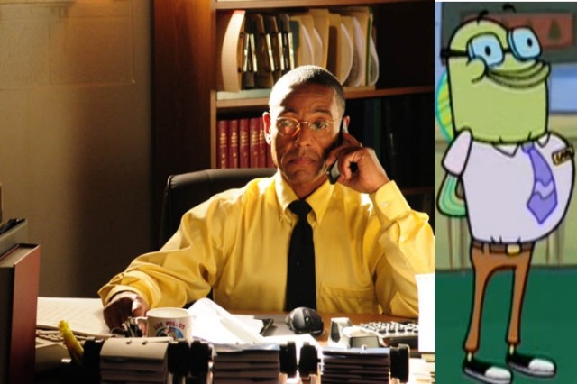 It's a Breaking Bad, Bad, Bad, Bad World • Gus Fring and Carl the fish ...