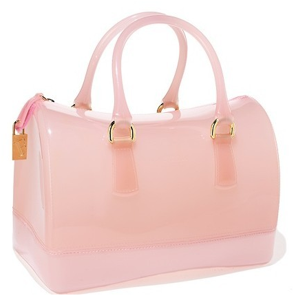 furla candy bag pink handbag jelly bag
