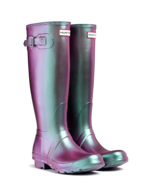 hunter high heel wellies