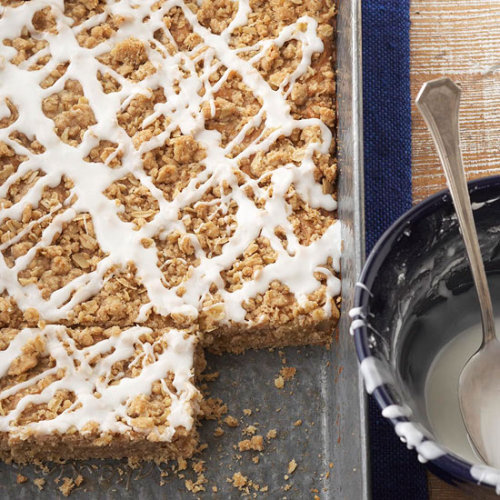 Apple-Cinnamon Streusel Bars: These delicious bars...