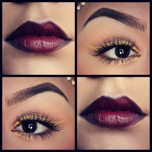red lipstick on dark skin tumblr