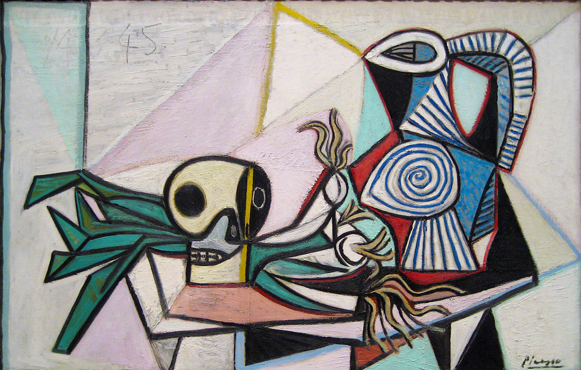 DRAW PAINT PRINT • Pablo Picasso: Still Life with Skull, Leeks, and...