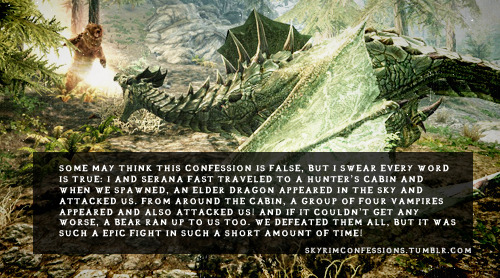 Tes V Skyrim Confessions Some May Think This Confession Is