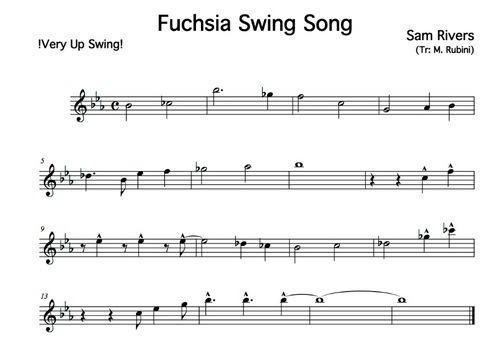 Mike Rubini Transcription Fuchsia Swing Song S Rivers