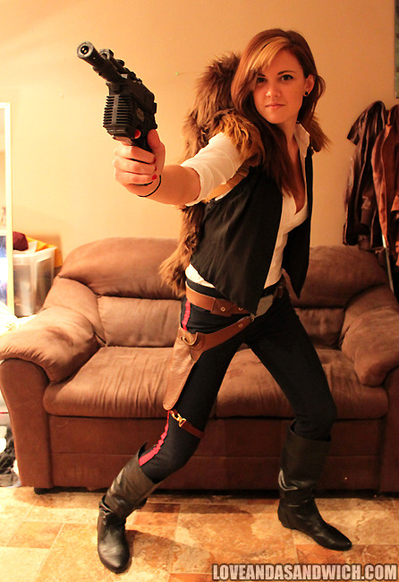 han solo womens costume