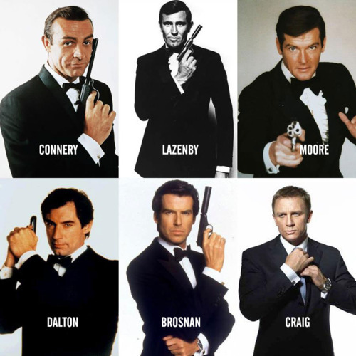 James Bond Throughout the Years The fictional... | Then V Now