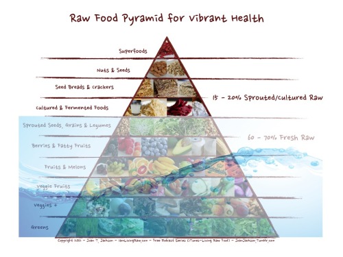 RAW FOOD PYRAMID: It’s all about WATER. The... | Joan Jackson