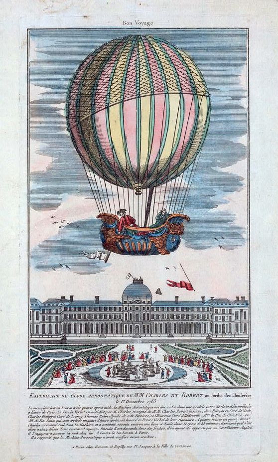 muirgil's dream | Hot air balloon, 1783.