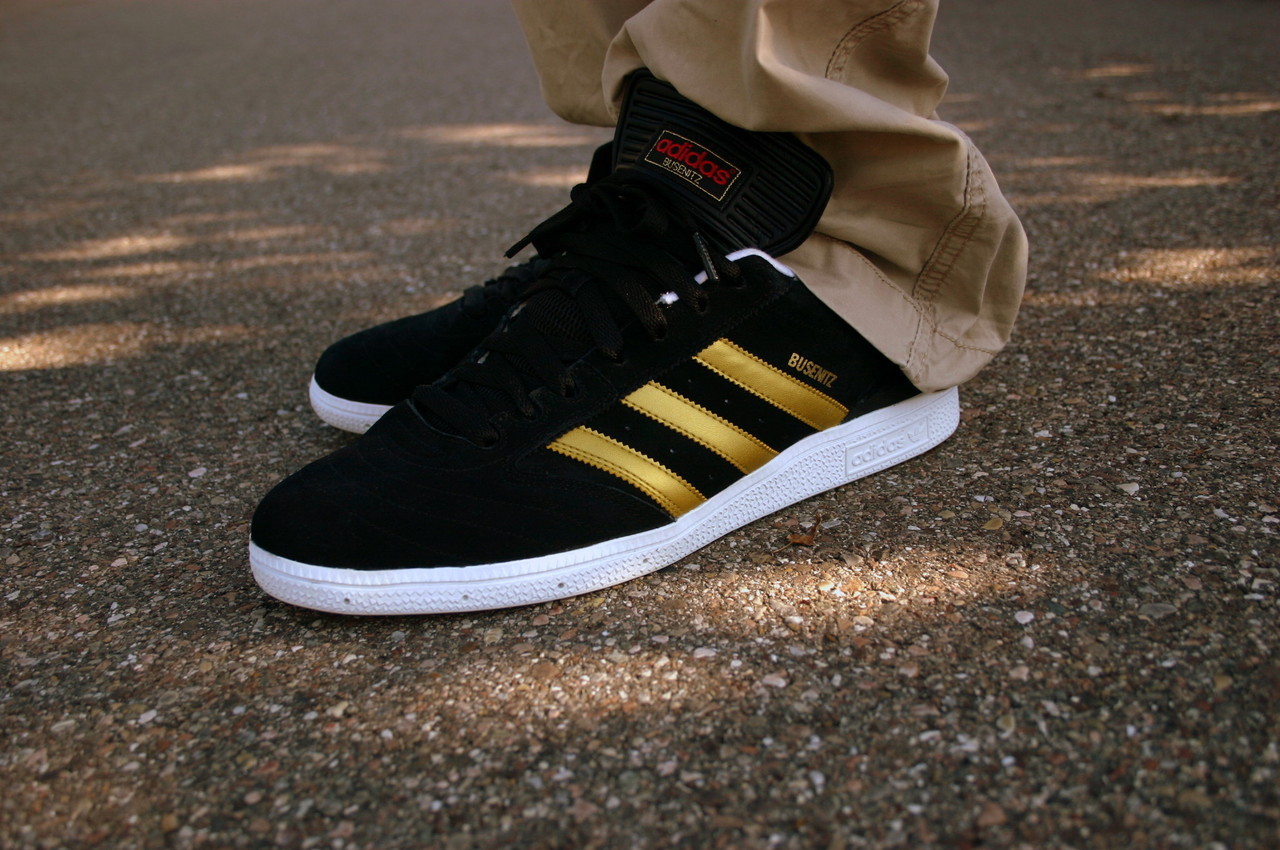 Adidas Busenitz Pro Black/Gold (by iveroy) – Sweetsoles – Sneakers ...