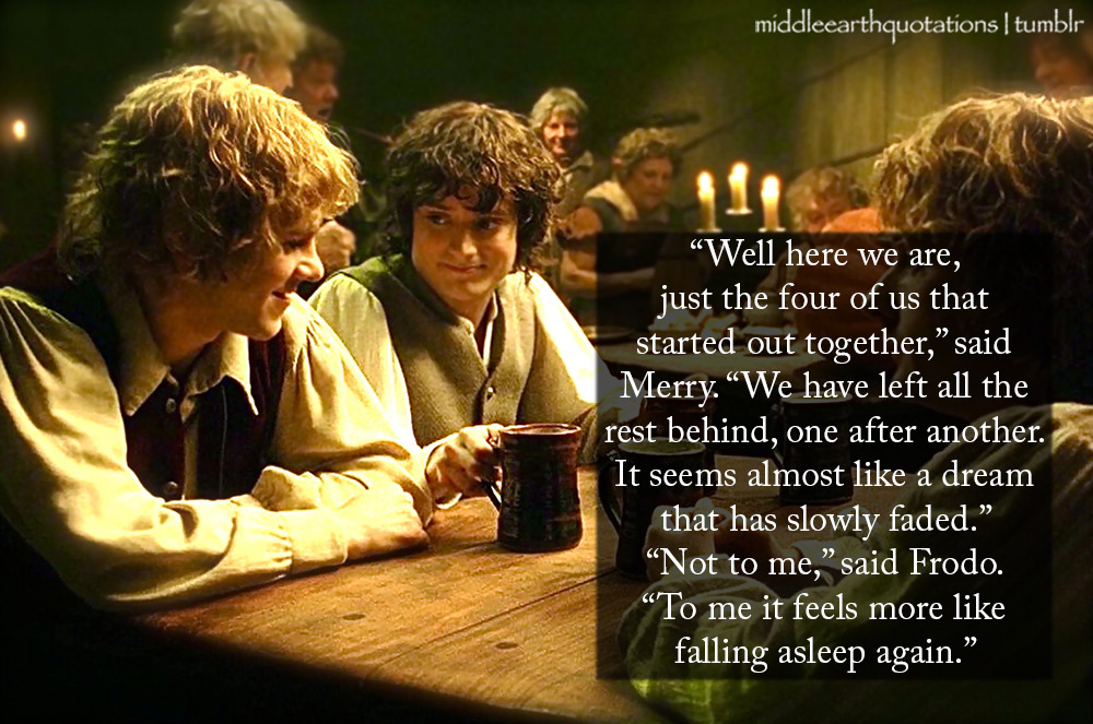 sam and frodo quotes two towers book or movie