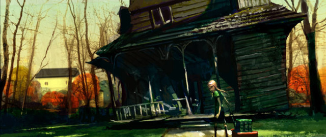 Monster House (2006) concept art by Chris... | The Illustrated Archives