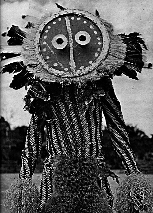 Mingangi dancer of the Central Congo.