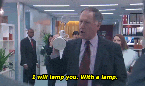 Image result for i will lamp you with a lamp