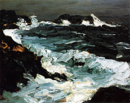 theburnthatkeepseverything:Robert Henri, Rough Seas Near...