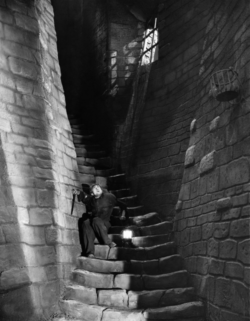 Dwight Frye in Frankenstein (1931, dir. James Whale) Set design...