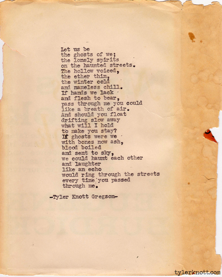 Tyler Knott Gregson — Typewriter Series #223 by Tyler Knott Gregson