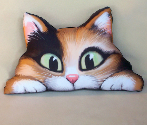 calico cat pillow pet