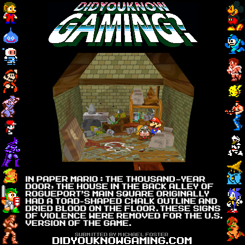 Did You Know Gaming Paper Mario The Thousand Year Door