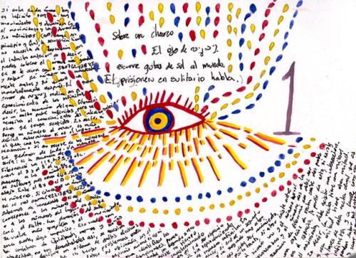 dibujo dios ojo lámina god eye shizo math