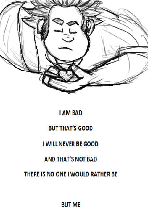 bad guy affirmation on Tumblr