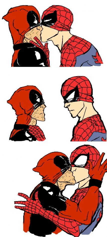 430px x 950px - wade wilson/peter parker | Tumblr