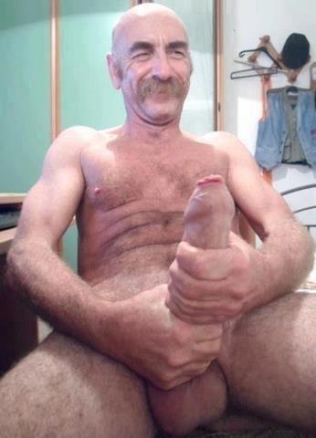 Old man gets cock sucked