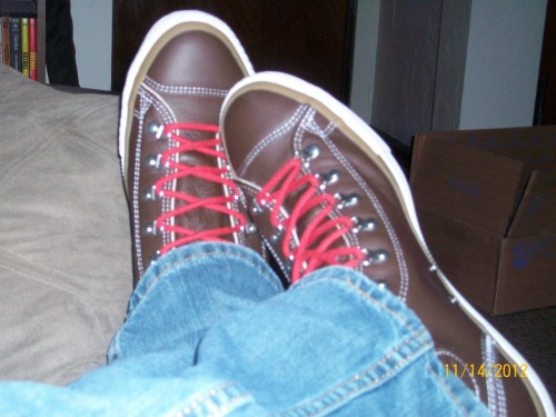 Leather Chucks!?! Christmas done come early!