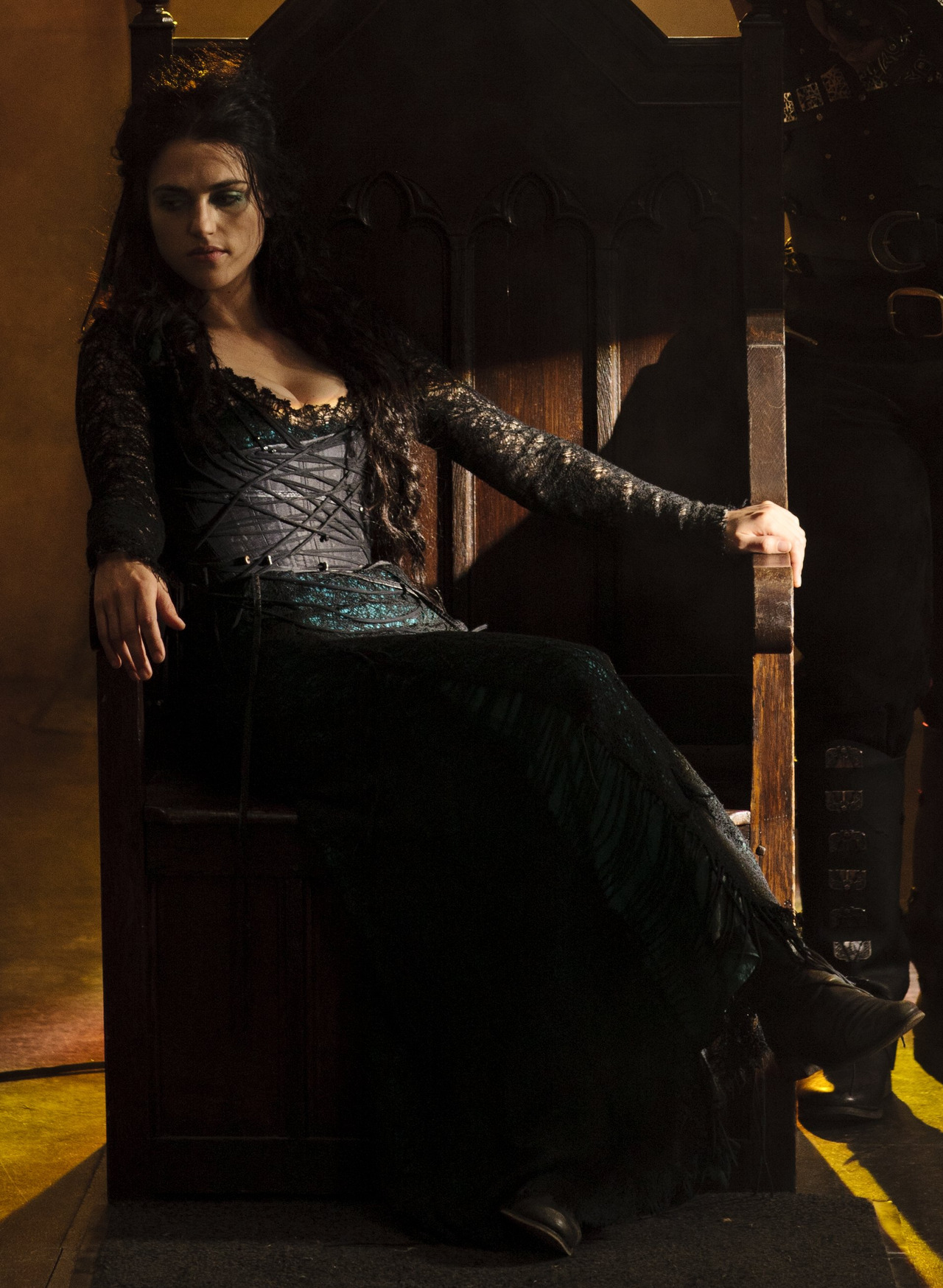 The Costumes Of Merlin The Black Lace Dress