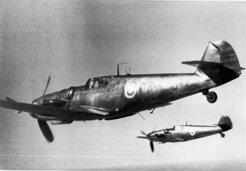 Finnish Messerschmitt Bf 109G-6 during the Lapland War.