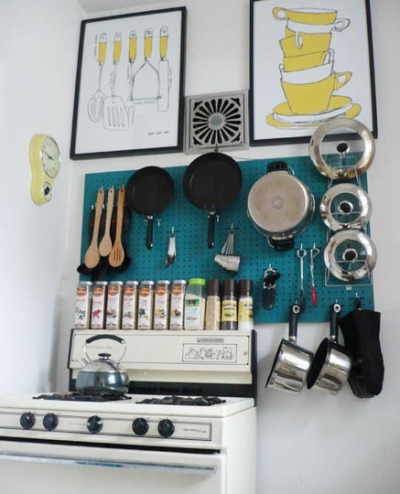 Kitchen Space Saver - Peg Boards