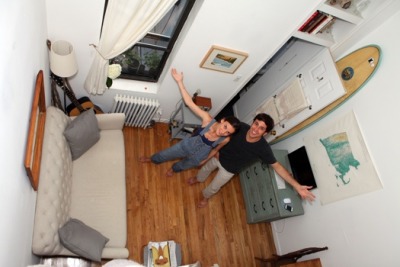 Brooklyn Couple Live in 240 Square Feet