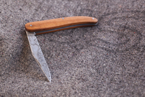 handmade knife pocketknife refurbished Elias Carlson
