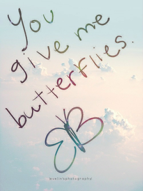you give me butterflies on Tumblr