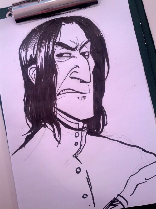 owlygem:Snape timeHe was meant to look angry but he looks...