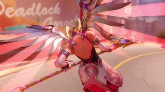 Overwatch Was Going Battle Mercy In No Limits And This Great