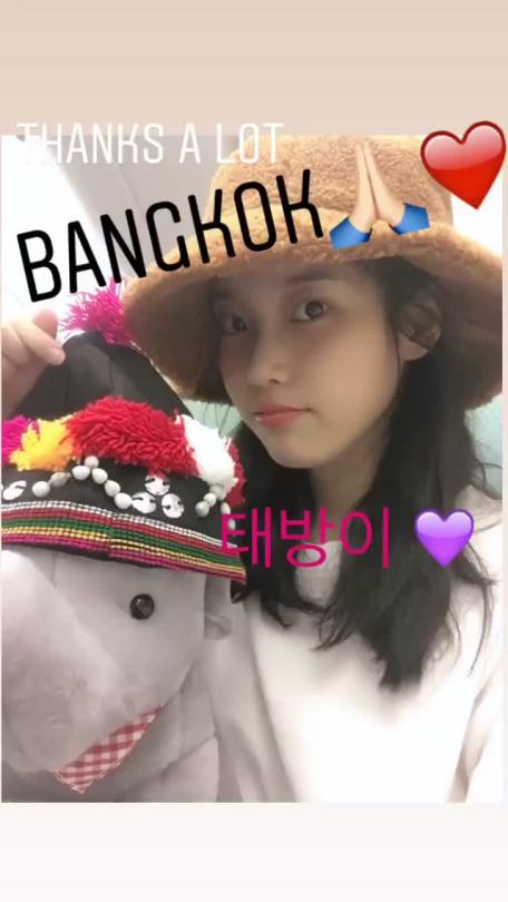 iu instagram story 181217 thanks a lot bangkok 아이유 iu iu instagram