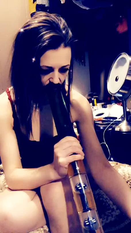 And sexy girls smoke crystal meth