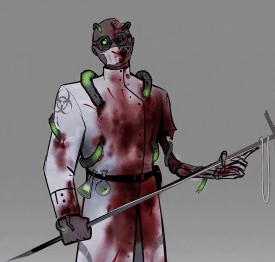I animated a piece of my entry for DBD's costume design contest. 