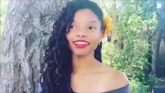 lovely-chann:While people get butthurt over having a black Ariel I’ll be over here enjoying Halle Bailey’s gorgeous disney princess voice 