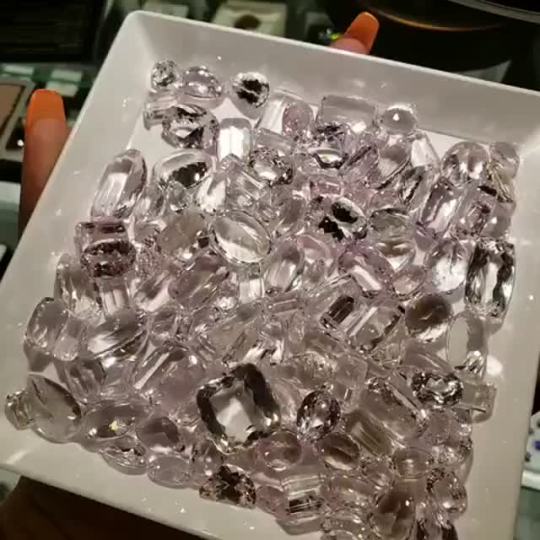 organicpunkrocks Worst lighting ever.. but I just snagged this entire tray of faceted high grade Kunzite and I could not be more...