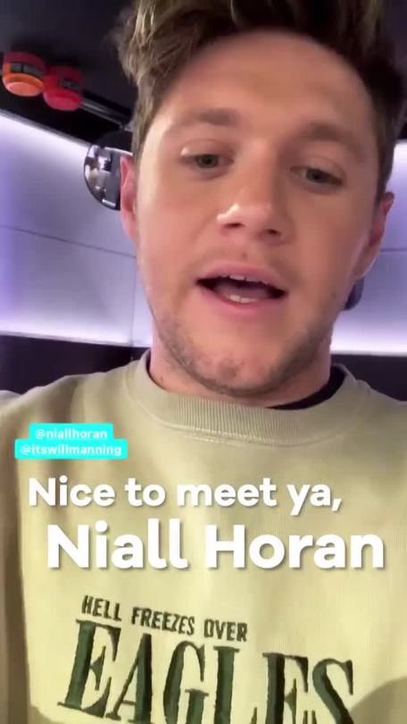 Niall via bigtop40's Instagram Story - 10/20